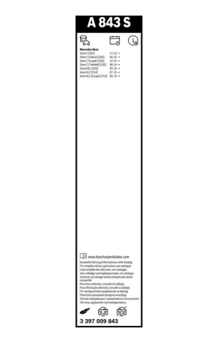 BOSCH Wiper Blade (3397009843)