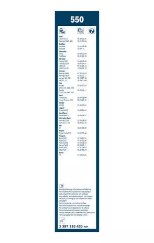 BOSCH Wiper Blade (3397118420)