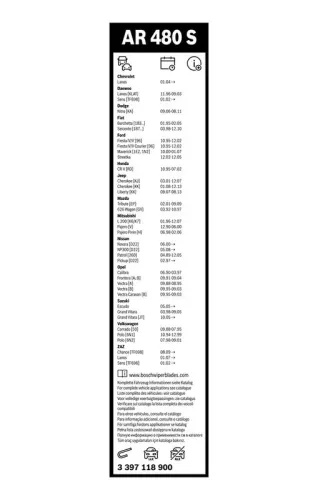 BOSCH Wiper Blade (3397118900)