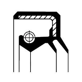 CORTECO Shaft Seal, steering gear (01020082B)