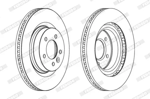 FERODO Brake Disc (DDF1432C-1)