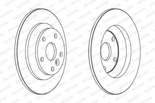 FERODO Brake Disc (DDF1616C)