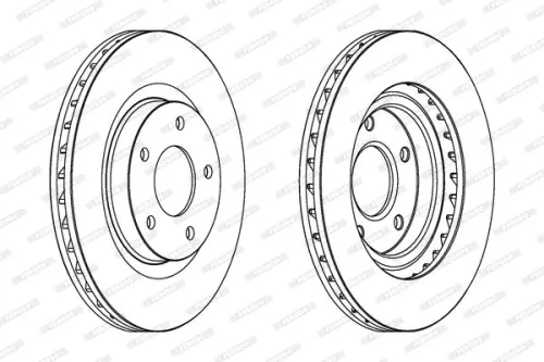 FERODO Brake Disc (DDF1624)