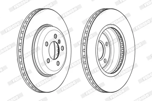FERODO Brake Disc (DDF2047C-1)