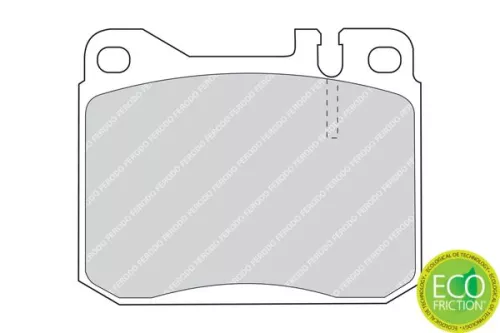 FERODO Brake Pad Set, disc brake (FDB143)