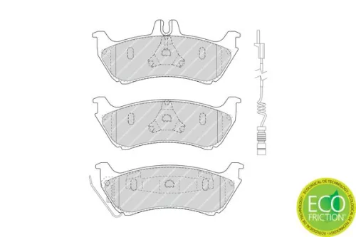 FERODO Brake Pad Set, disc brake (FDB1608)