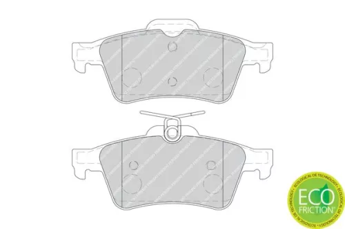 FERODO Brake Pad Set, disc brake (FDB1766)