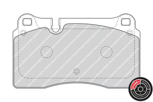FERODO Brake Pad Set, disc brake (FDB1877)