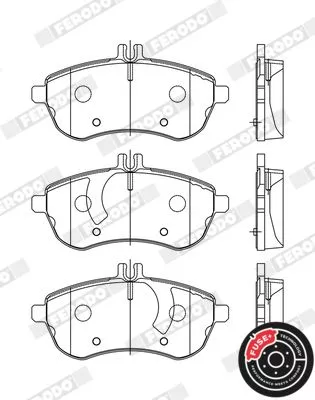 FERODO Brake Pad Set, disc brake (FDB1978)