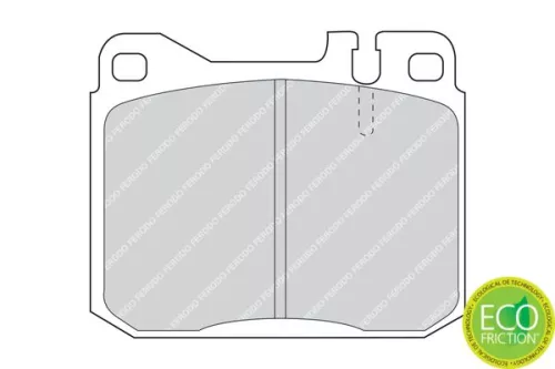 FERODO Brake Pad Set, disc brake (FDB243)