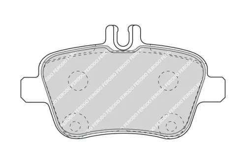 FERODO Brake Pad Set, disc brake (FDB4163)
