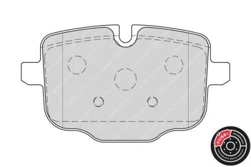 FERODO Brake Pad Set, disc brake (FDB4381)