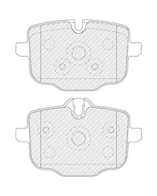 FERODO Brake Pad Set, disc brake (FDB4381)