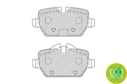 FERODO Brake Pad Set, disc brake (FDB4383)