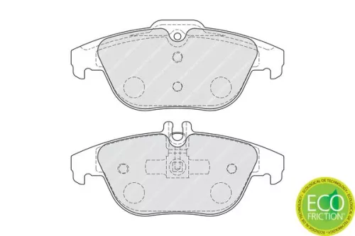 FERODO Brake Pad Set, disc brake (FDB4220)
