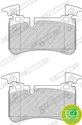 FERODO Brake Pad Set, disc brake (FDB4714)