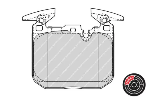 FERODO Brake Pad Set, disc brake (FDB4611)
