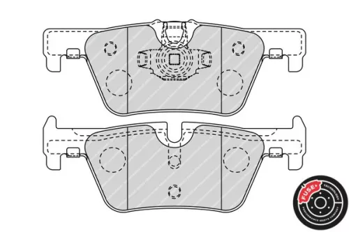 FERODO Brake Pad Set, disc brake (FDB4670)