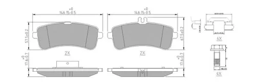 FERODO Brake Pad Set, disc brake (FDB5108)