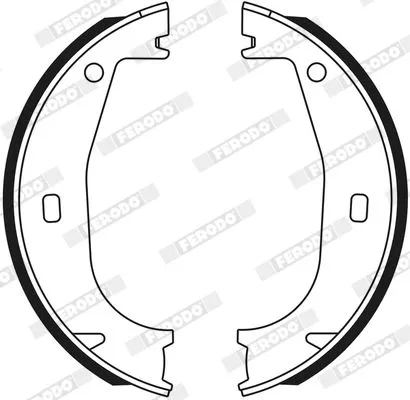 FERODO Brake Shoe Set, parking brake (FSB546)