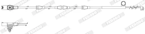 FERODO Warning Contact, brake pad wear (FWI297)