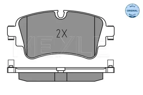MEYLE Brake Pad Set, disc brake (0252230817)