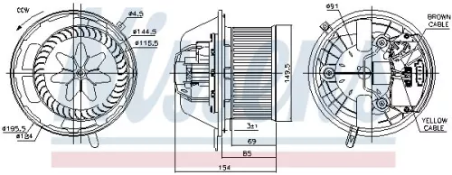 NISSENS Interior Blower (87062)