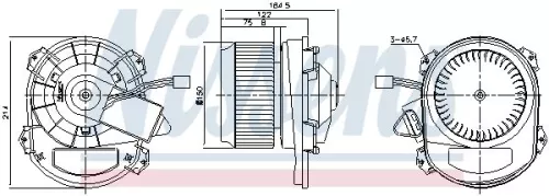 NISSENS Interior Blower (87430)