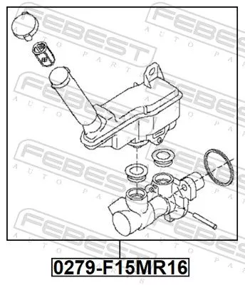 FEBEST Brake Master Cylinder (0279-F15MR16)