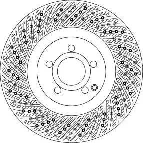 TRW Brake Disc (DF6775S)