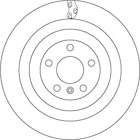 TRW Brake Disc (DF6365S)