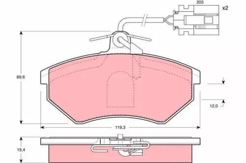 Brake Pad Set, disc brake