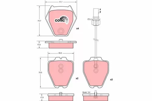 Brake Pad Set, disc brake