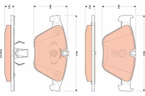 Brake Pad Set, disc brake