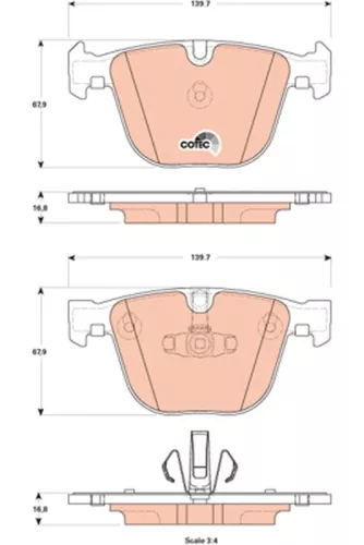 Brake Pad Set, disc brake