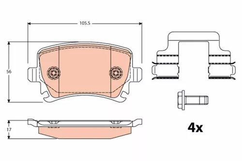 Brake Pad Set, disc brake