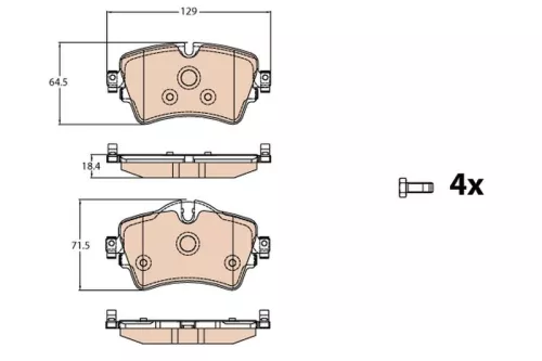 Brake Pad Set, disc brake