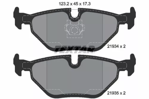 TEXTAR Brake Pad Set, disc brake (2193402)