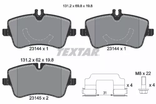 Brake Pad Set, disc brake