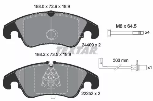 Brake Pad Set, disc brake