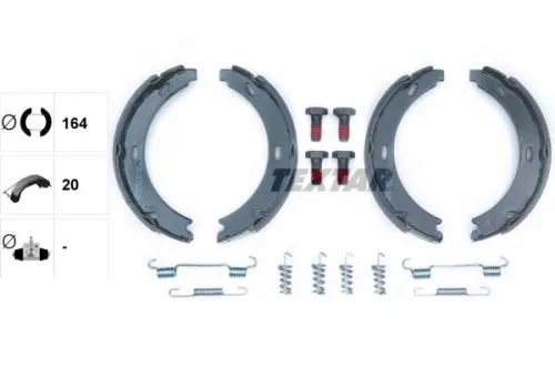 TEXTAR Brake Shoe Set, parking brake (91032800)