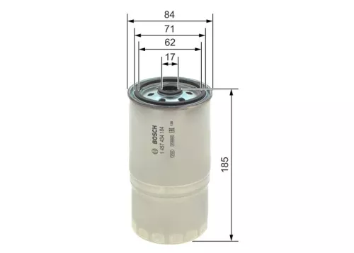 BOSCH Fuel Filter (1457434184)