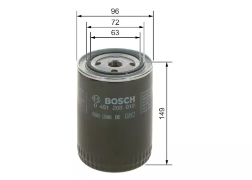 BOSCH Oil Filter (0451203012)