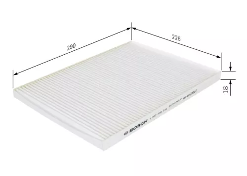BOSCH Filter, cabin air (1987432016)
