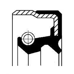 CORTECO Shaft Seal, differential (01026325)