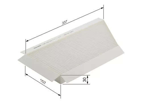 BOSCH Filter, cabin air (1987432048)