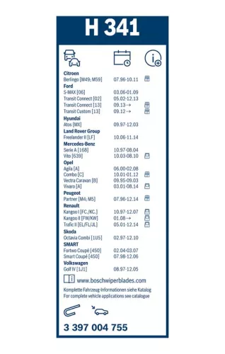 BOSCH Wiper Blade (3397004755)