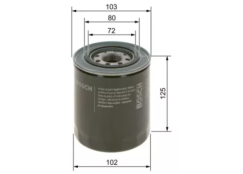 BOSCH Oil Filter (0986452062)
