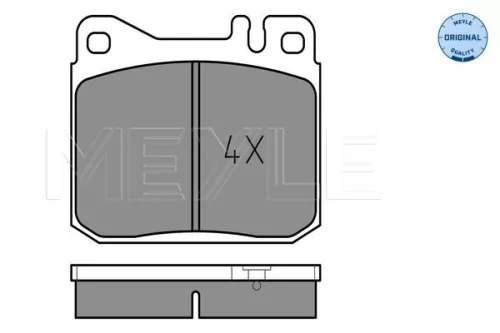 MEYLE Brake Pad Set, disc brake (0252034117)