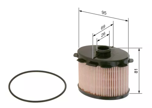 BOSCH Fuel Filter (1457431703)
